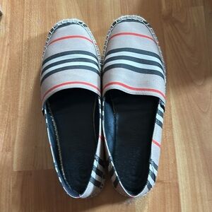 Burberry Beige Espadrille Flats